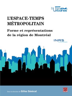 cover image of L'espace-temps métropolitain